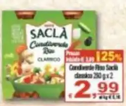CTS Supermercati Saclà Condimento Riso Classico offerta