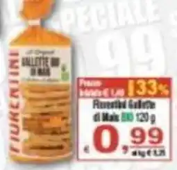 CTS Supermercati Fiukertini Gallette BIO di Mais offerta
