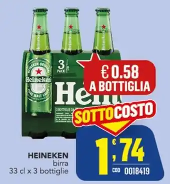 Gruppo di Palo Heineken birra offerta