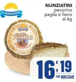 Gruppo di Palo NUNZIATINI pecorino paglia e fieno offerta