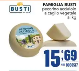 Gruppo di Palo FAMIGLIA BUSTI pecorino acciaiolo a caglio vegetale offerta