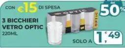 Alter Discount Bicchieri vetro Optic offerta