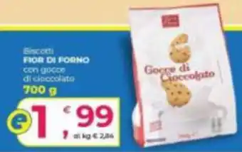 Biscotti FIOR DI FORNO con gocce di cioccolato