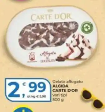Gelato affogato ALGIDA CARTE D'OR