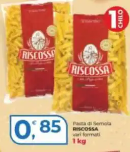 Alter Discount Pasta di Semola RISCOSSA offerta