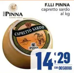 Gruppo di Palo F.LLI PINNA capretto sardo offerta