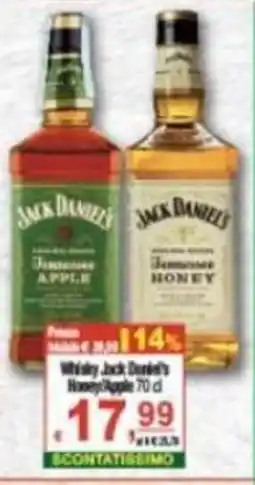 CTS Supermercati Whisky Jack Daniel's Honey/Apple offerta