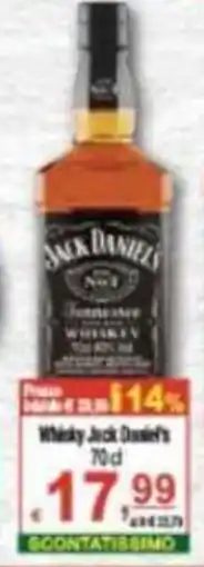 CTS Supermercati Whisky Jack Daniel's offerta