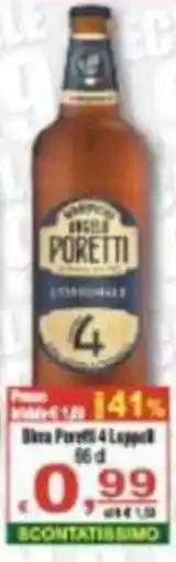 CTS Supermercati Birra Poretti 4 Leppe offerta