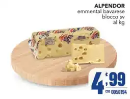 Gruppo di Palo ALPENDOR emmental bavarese blocco sv offerta