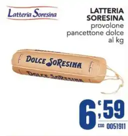 Gruppo di Palo Latteria Soresina provolone pancettone dolce offerta