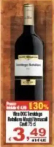 CTS Supermercati Vino DOC Toscana Rubicone Massi Vernaccia offerta