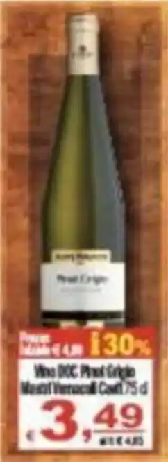 CTS Supermercati Vino DOC Pinot Grigio offerta