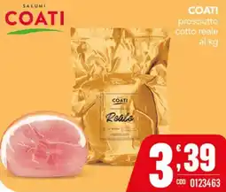 Gruppo di Palo COATI prosciutto cotto reale offerta