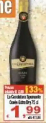 CTS Supermercati La Cacciatara Spumante Cuvée Extra Dry offerta