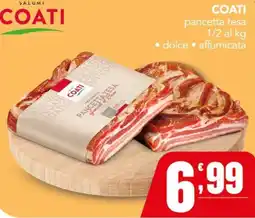 Gruppo di Palo COATI pancetta tesa offerta