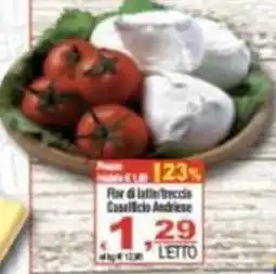 CTS Supermercati Fior di latte/treccia Caseificio Andreise offerta