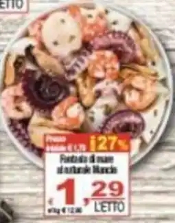 CTS Supermercati Fonduta di mare al naturale Mancio offerta
