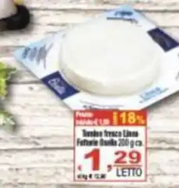 CTS Supermercati Formaggio fresco Linea Fattorie Quella offerta