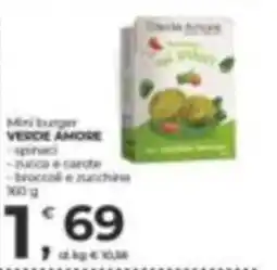 Alter Discount Mini burger VERDE AMORE offerta