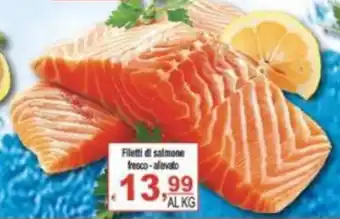 CTS Supermercati Filetti di salmone fresco - allevato offerta