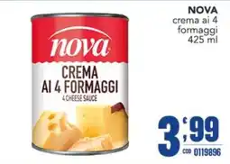 Gruppo di Palo nova CREMA AI 4 FORMAGGI offerta