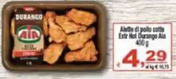 CTS Supermercati Alette di pollo cotte Extr Hot Durango Aia offerta