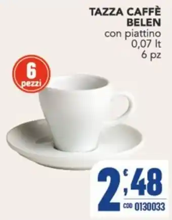Gruppo di Palo Tazza Caffè Belen offerta