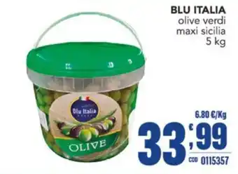 Gruppo di Palo Blu Italia olive verdi maxi sicilia offerta