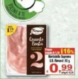 CTS Supermercati Mortadella Suprema I.B. Roncucci offerta