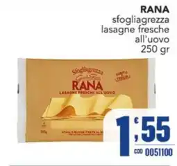 Gruppo di Palo Sfogliagrezza lasagne fresche all'uovo RANA offerta