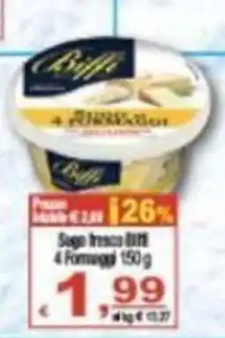 CTS Supermercati Sugo fresco Biffi 4 Formaggi offerta