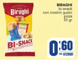 Gruppo di Palo Biraghi bi-snack con crostini gusto pizza offerta