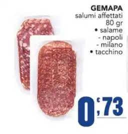 Gruppo di Palo GEMAPA salumi affettati offerta