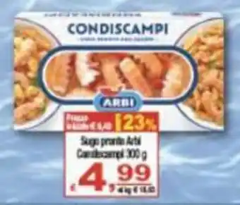 CTS Supermercati Sugo pronto Arbi Condiscampi offerta