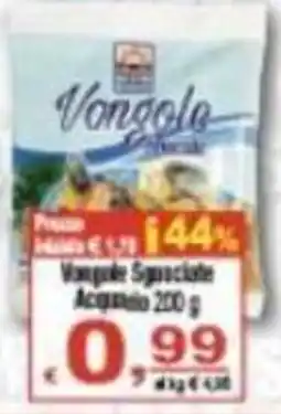 CTS Supermercati Vongole Sgusciate offerta