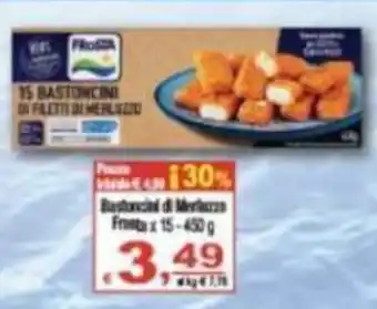 CTS Supermercati Frosta Bastoncini di Merluzzo offerta