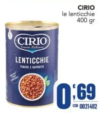Gruppo di Palo CIRIO LENTICCHIE offerta