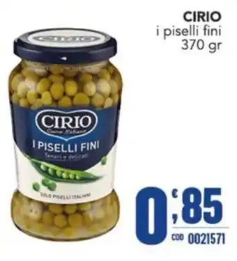 Gruppo di Palo CIRIO i piselli fini offerta