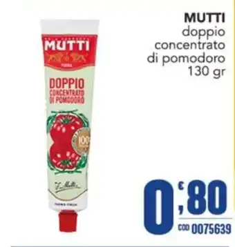 Gruppo di Palo MUTTI doppio concentrato di pomodoro offerta