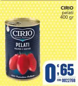 Gruppo di Palo CIRIO PELATI offerta