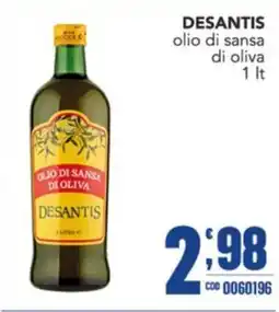 Gruppo di Palo olio di sansa di oliva Desantis offerta