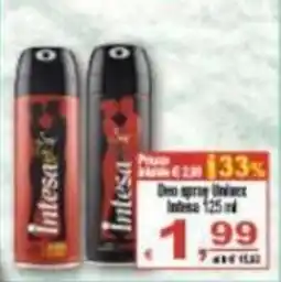 CTS Supermercati Deo spray Intesa Intense offerta