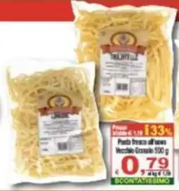 CTS Supermercati Pasta fresca all'uovo Vecchio Grano offerta