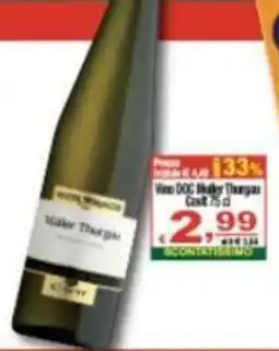 CTS Supermercati Müller Thurgau offerta
