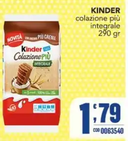 Gruppo di Palo Kinder Colazione Più Integrale offerta