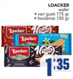 Gruppo di Palo Loacker wafer offerta