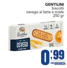 Gruppo di Palo Gentilini biscotti osvego al latte e miele offerta