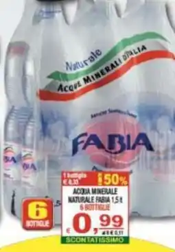 CTS Supermercati Acque Minerali Fabia offerta