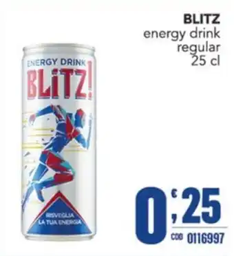 Gruppo di Palo BLITZ energy drink offerta